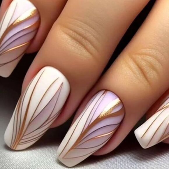TBRZTR Press on Nails Medium, Artificial Acrylic Fake Nails - Picture 1 of 3
